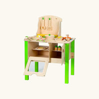 Kid's Wooden Play Kitchen