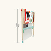 Foldable Double-Sided Free Standing Blackboard & Whiteboard